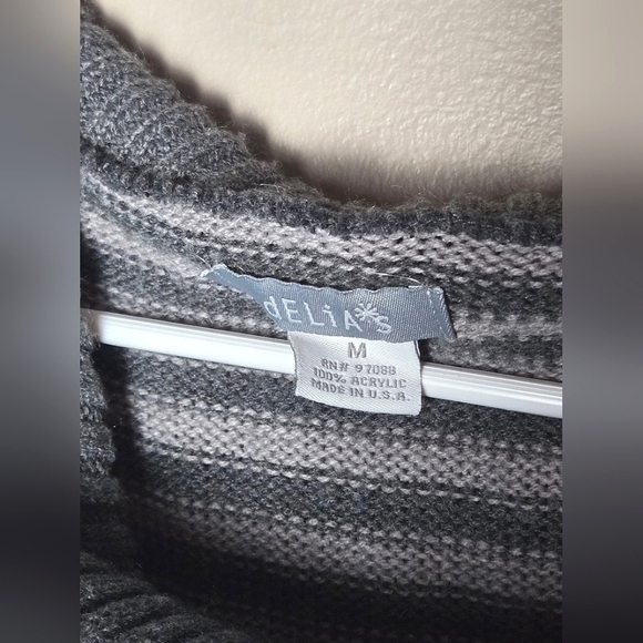 Vintage Y2K Delia's Soft Grunge Dark Academia Sweater Dress, Medium - Picture 4 of 4